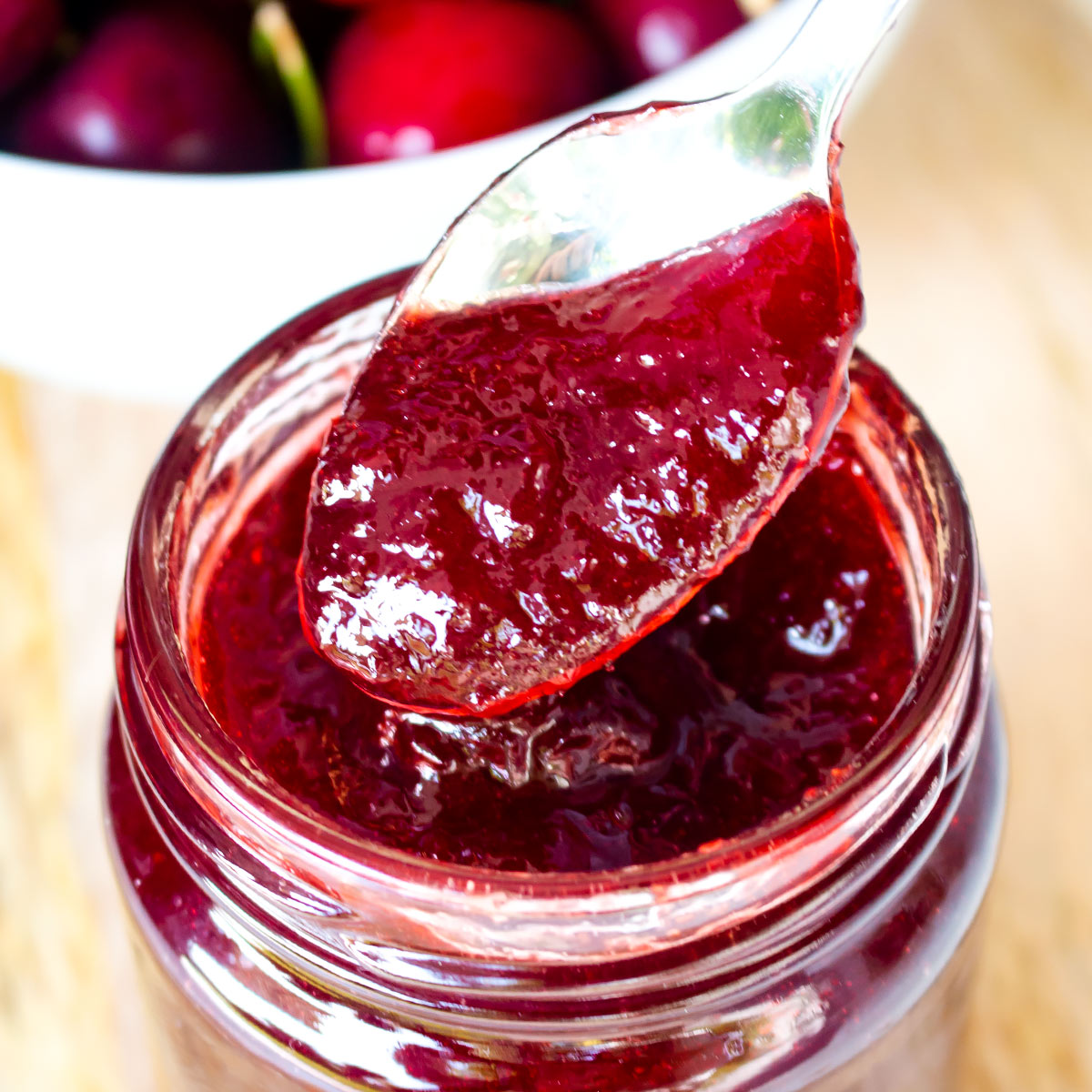 BEST Cherry Jam Recipe [+Video] 🍒 MasalaHerb.com