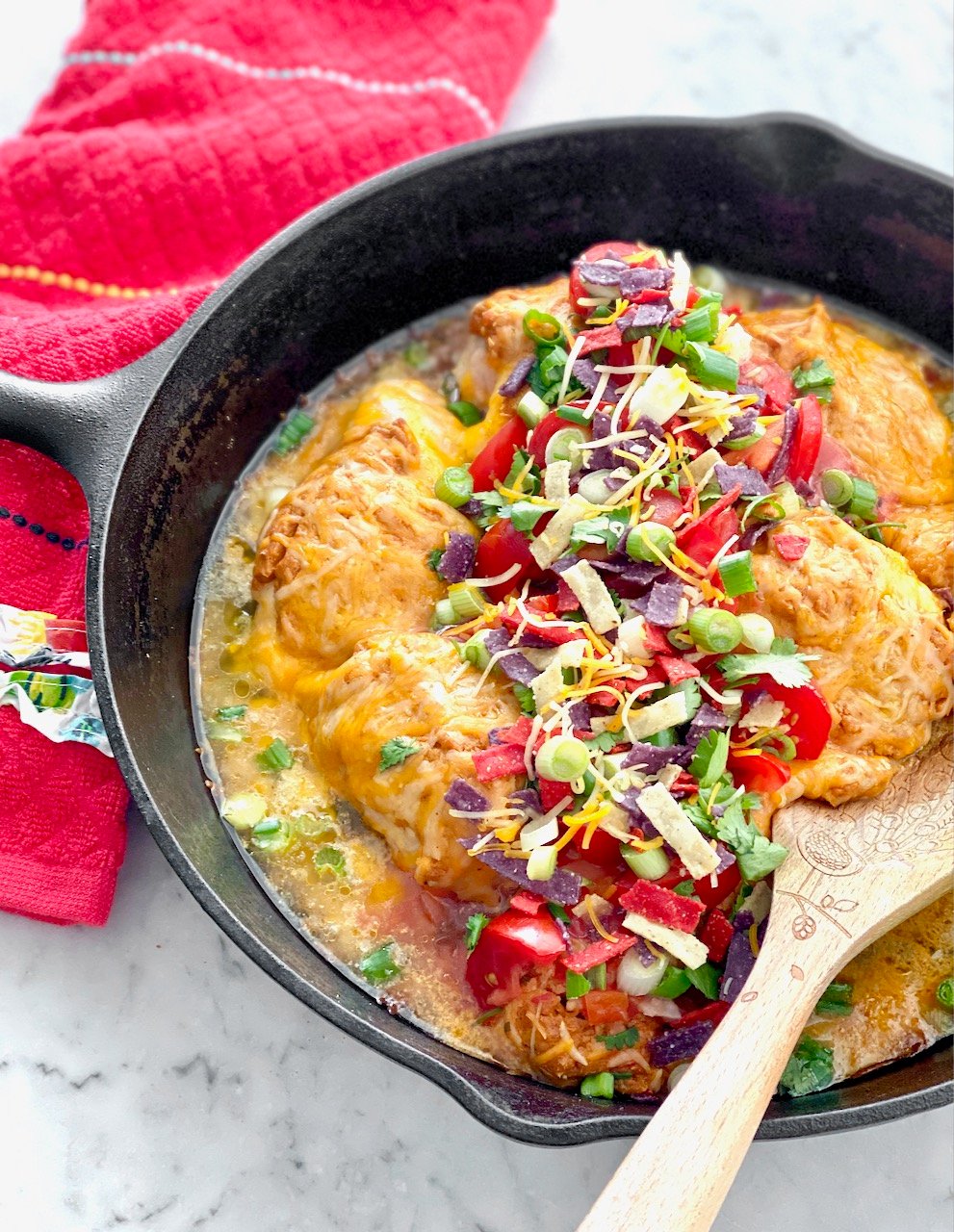 Easy Chicken Taco Bake