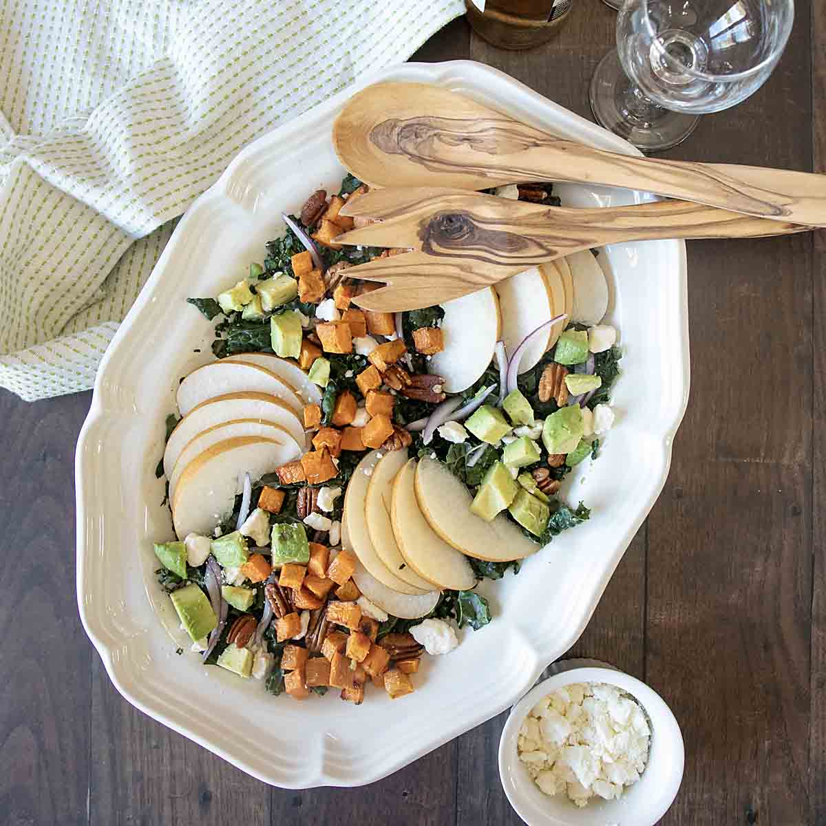 Kale Sweet Potato Salad 