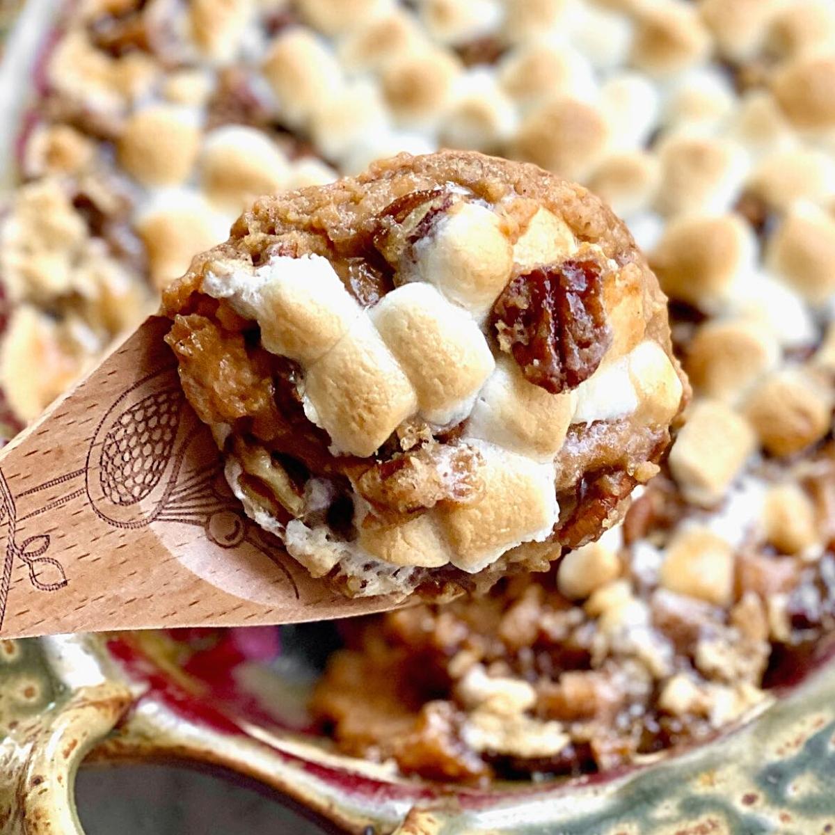 Loaded Sweet Potato with Pecan Streusel