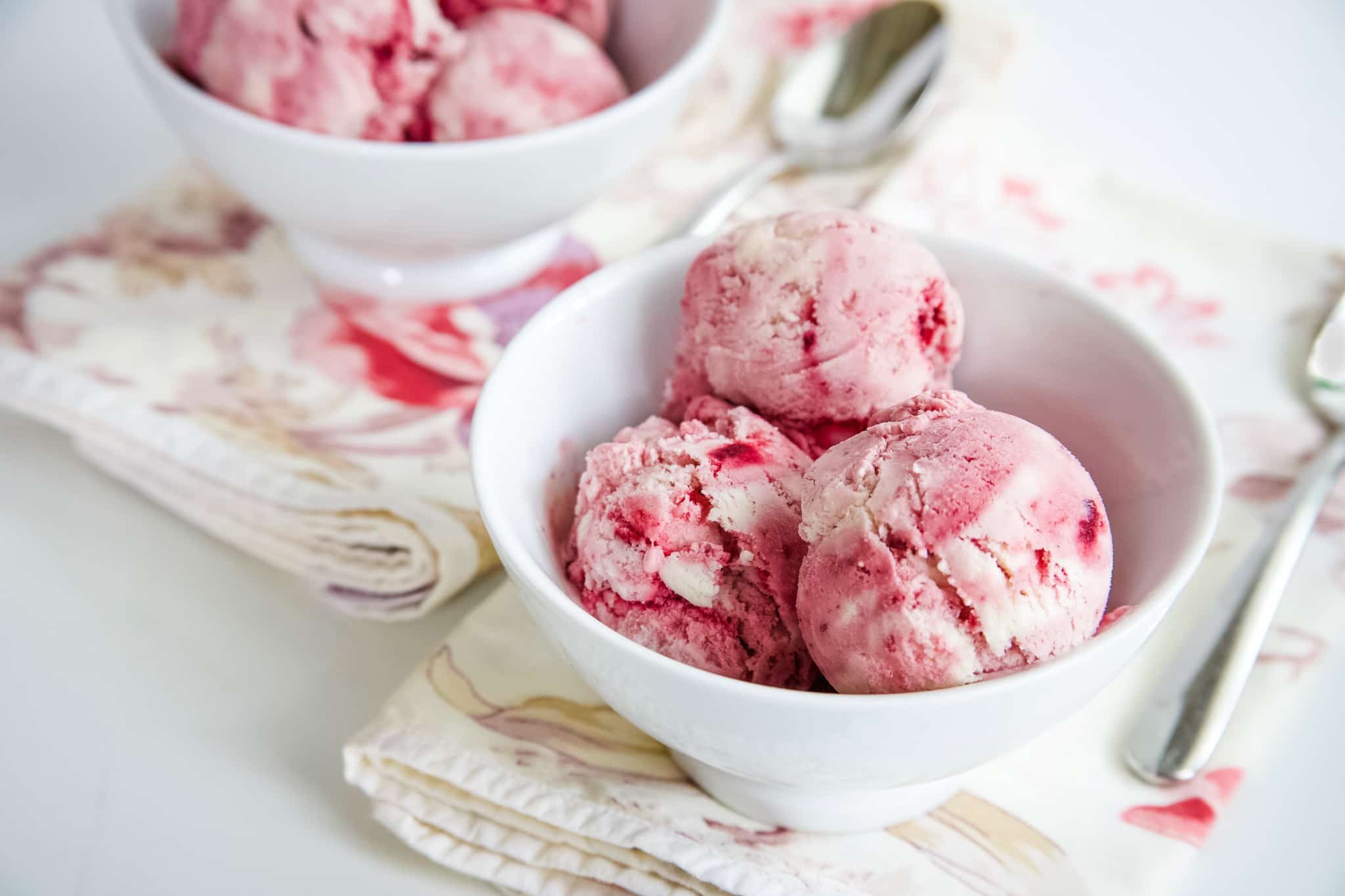 Mascarpone Sour Cherry Ice Cream