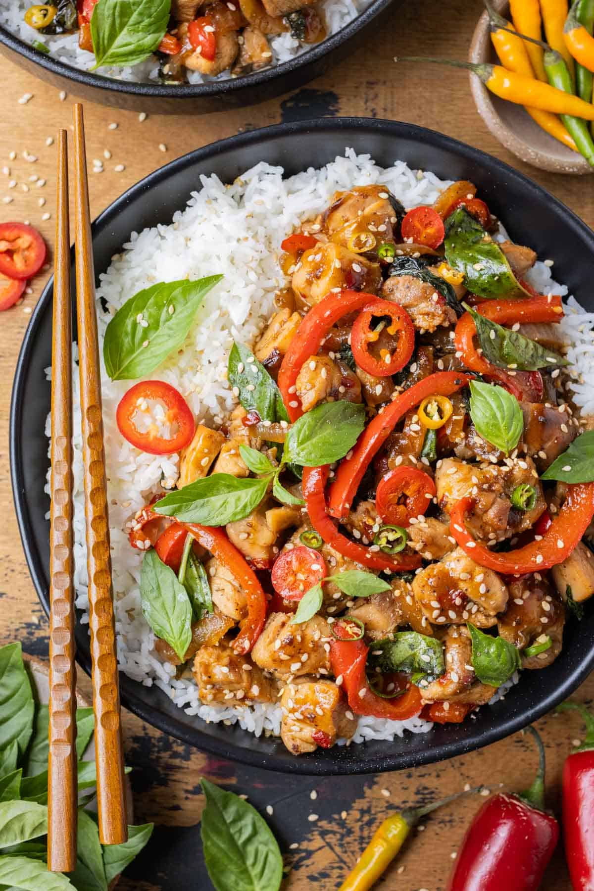 Thai Basil Chicken Recipe - Evolving Table