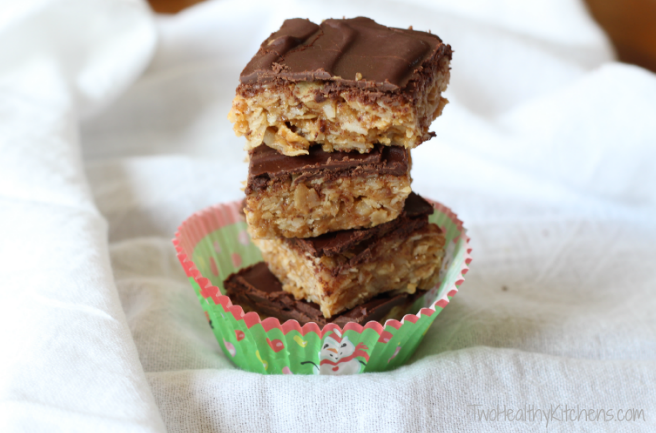 No-Bake Chocolate-Coconut Peanut Butter Bars